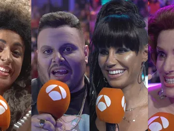 Las primeras impresiones de Mimi, Soraya Arnelas, Brays Efe y Anabel Alonso tras actuar en la octava gala Las primeras impresiones de Mimi, Soraya Arnelas, Brays Efe y Anabel Alonso tras actuar en la octava gala