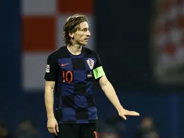 Luka Modric, con Croacia Luka Modric, con Croacia