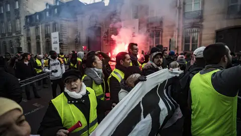 Protesta contra Macron por la subida de carburantes Protesta contra Macron por la subida de carburantes