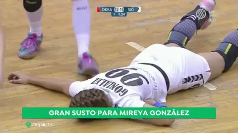 La salvaje agresión que sufrió Mireya González durante un partido de balonmano La salvaje agresión que sufrió Mireya González durante un partido de balonmano