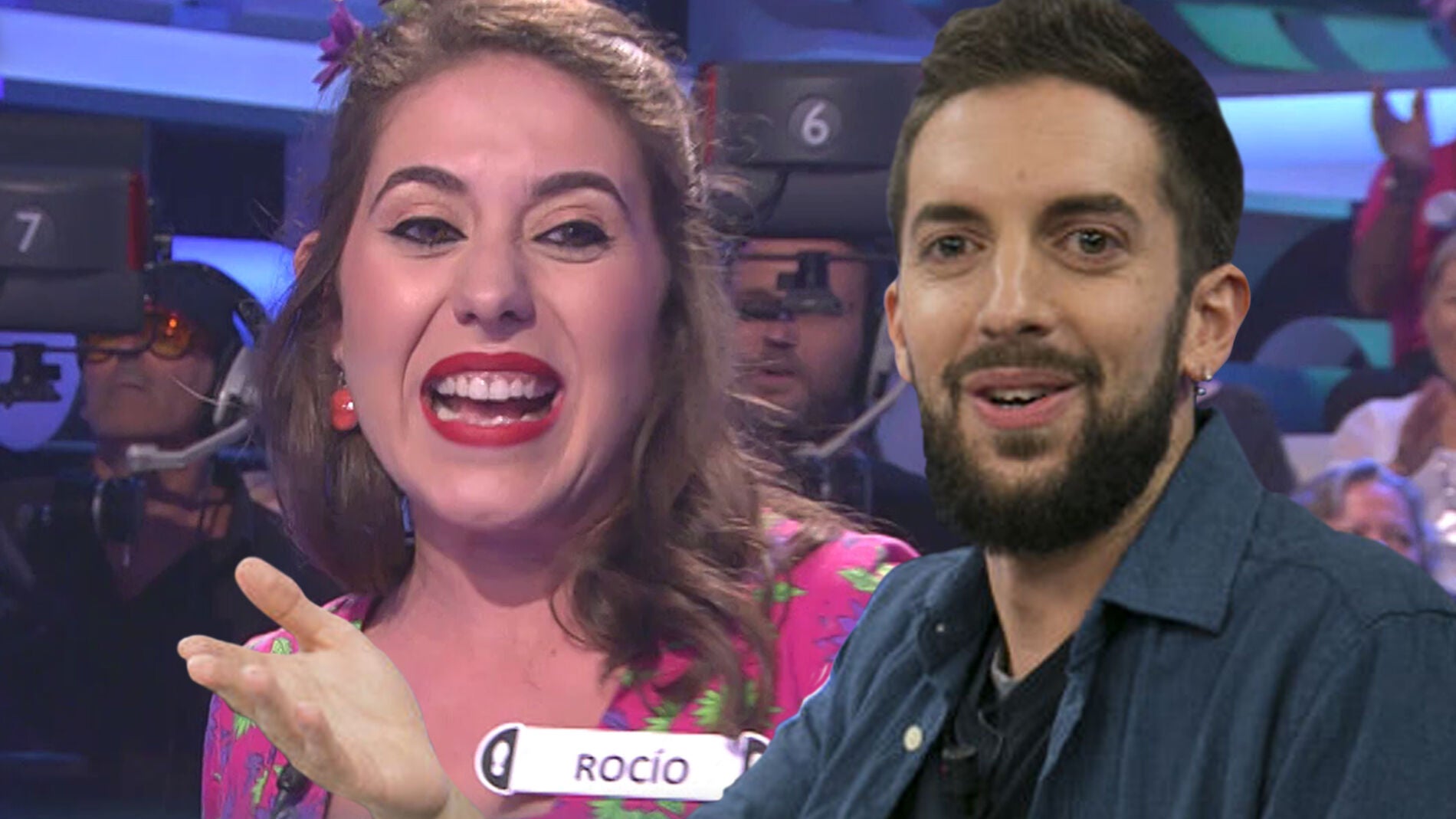 'David Broncano' tira por la trampilla a una concursante en el especial 'El Roc&iacute;o' de '&iexcl;Ahora Caigo!'