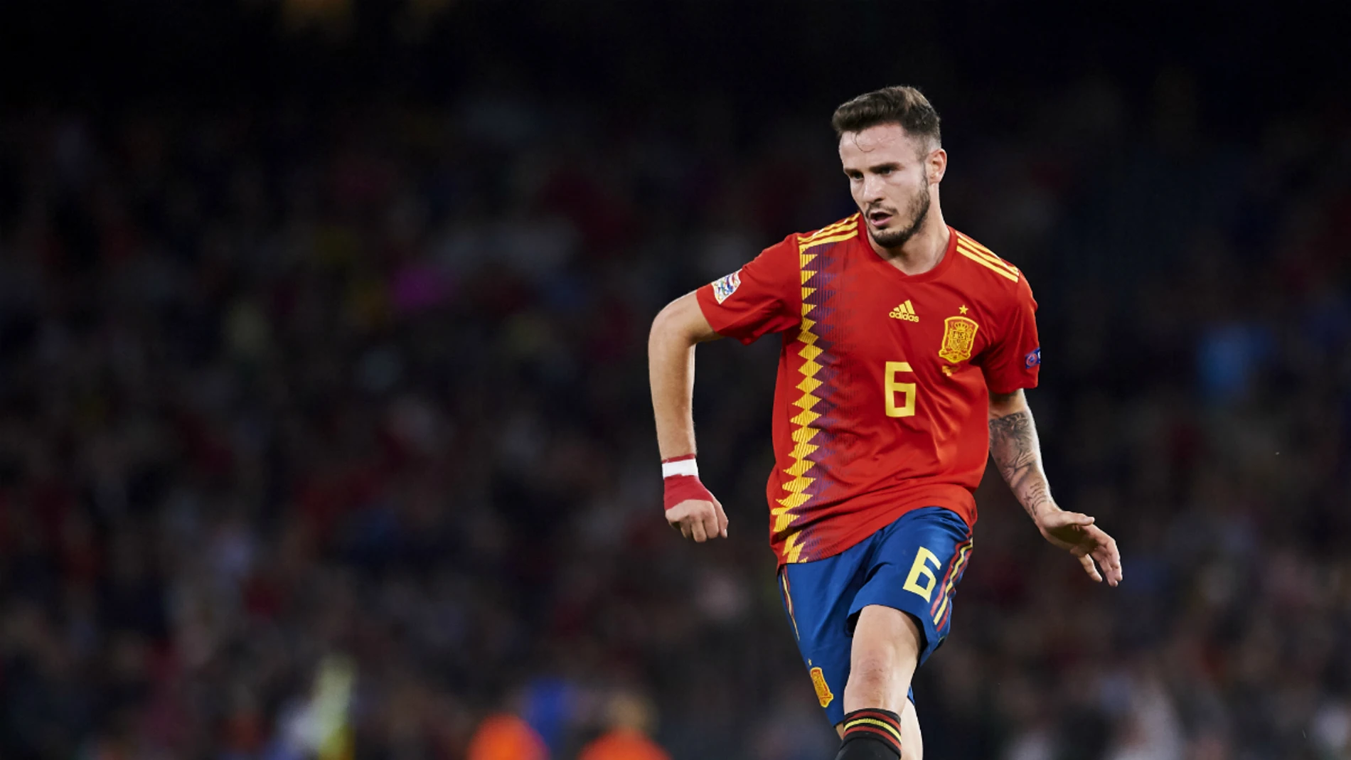 Saúl Ñíguez, con España Saúl Ñíguez, con España