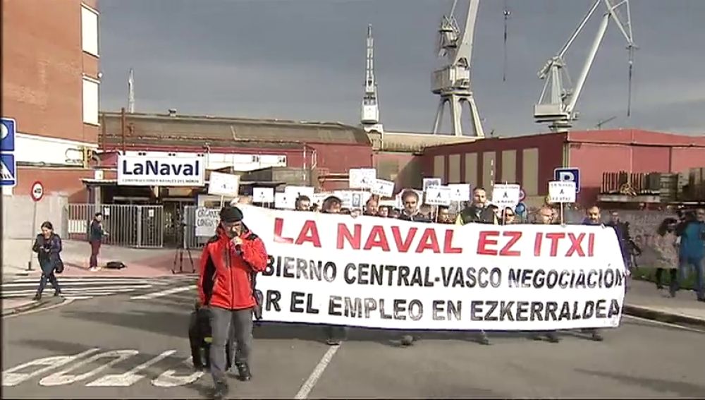 Convocado un encierro en La Naval tras aceptarse el ERE de extinción del astillero