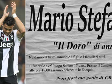 La esquela de Mario Stefanini