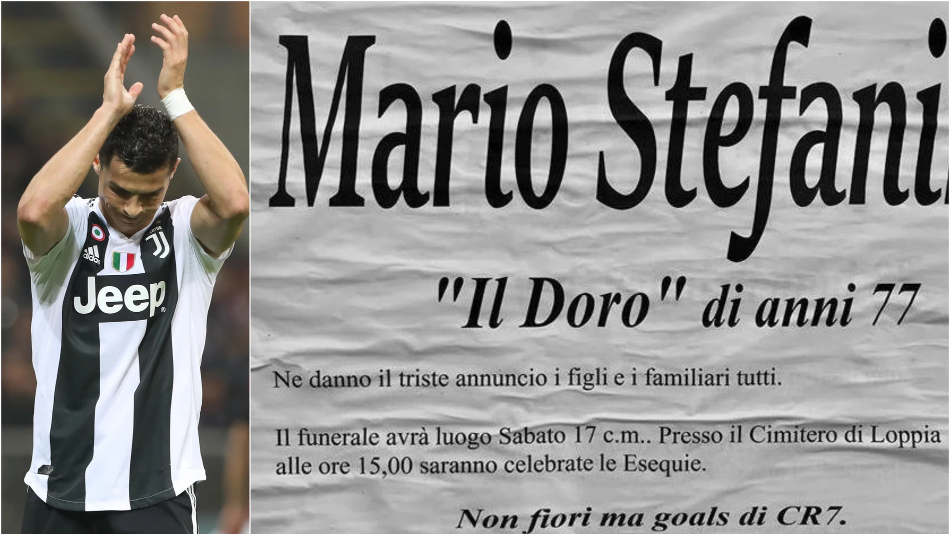 La esquela de Mario Stefanini La esquela de Mario Stefanini