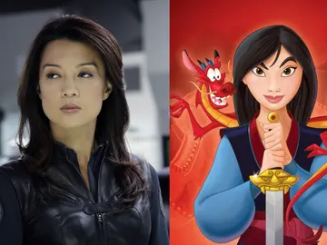 Ming Na Wen y Mulán Ming Na Wen y Mulán