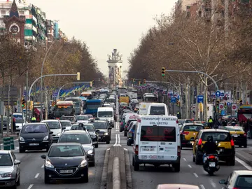 Tráfico en Barcelona Tráfico en Barcelona