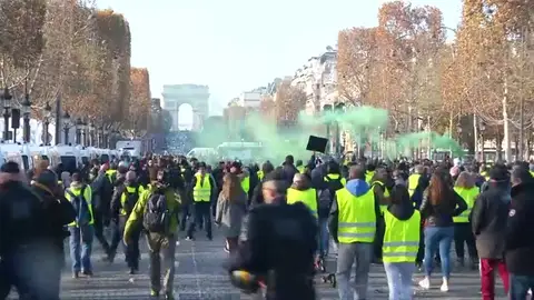 Nueva manifestación de los "chalecos amarillos" en París Nueva manifestación de los "chalecos amarillos" en París