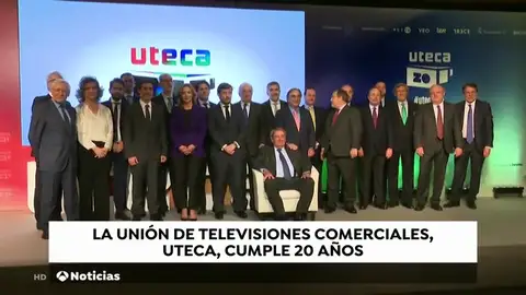 La Unión de Televisiones Comerciales en Abierto celebra su 20 cumpleaños en un acto al que han asistido Pedro Sánchez y José Crehueras La Unión de Televisiones Comerciales en Abierto celebra su 20 cumpleaños en un acto al que han asistido Pedro Sánchez y José Crehueras