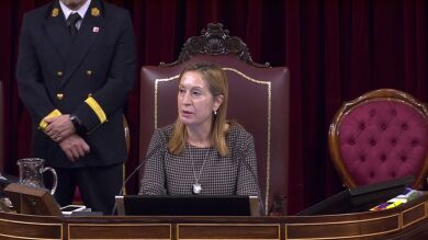 La reprimenda de Ana Pastor a Rufián tras expulsarle del Congreso: 