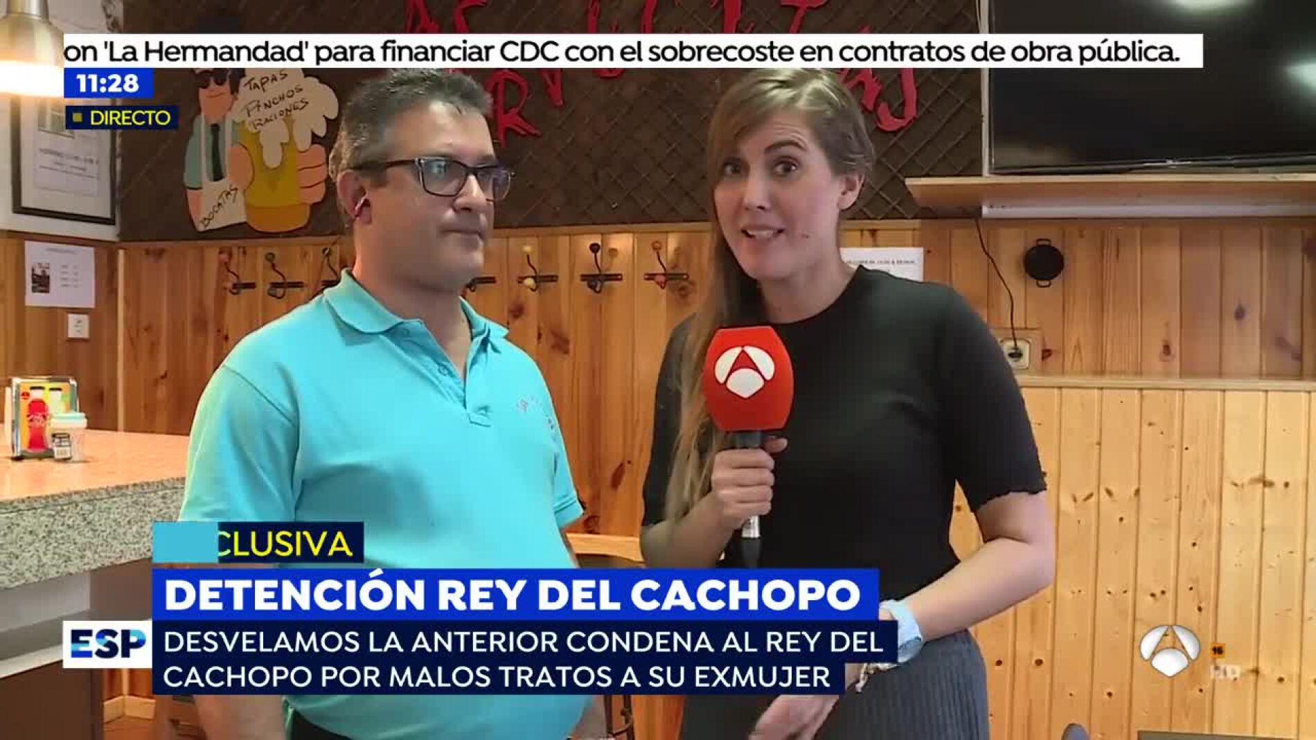 testigo violencia Rey del cachopo