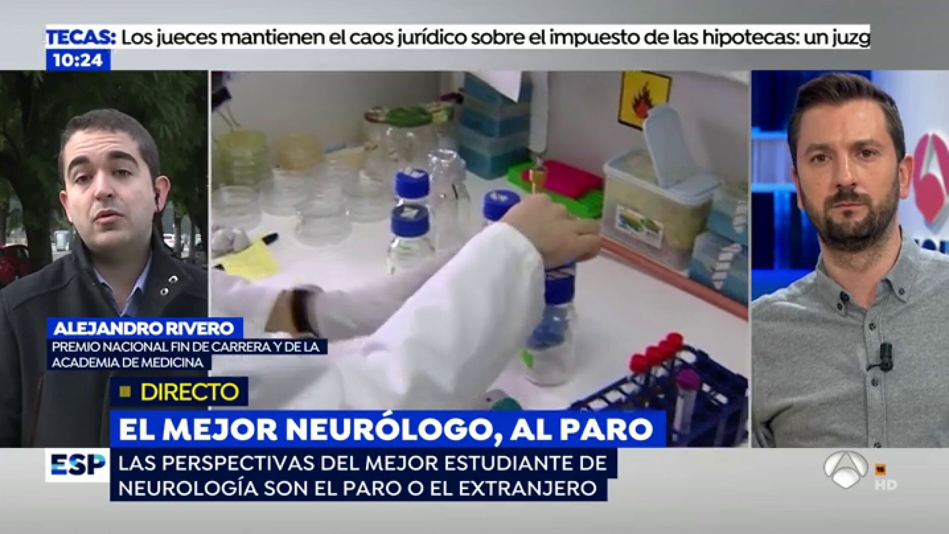 El mejor neur&oacute;logo de Espa&ntilde;a, al paro: "Mi perspectiva es recorrer Espa&ntilde;a entregando curr&iacute;culos"