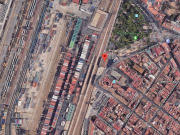 Vías del tren en Silla Vías del tren en Silla