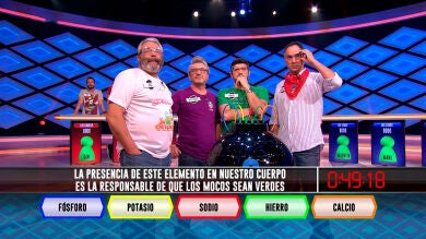 El color verde de los mocos desconcierta a 'Los Lobos' en '¡Boom!'