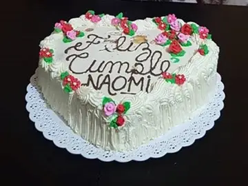 Tarta de cumpleaños de Naomi, la joven asesinada Tarta de cumpleaños de Naomi, la joven asesinada