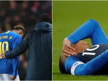 Neymar y Mbappé, lesionados en el parón de selecciones Neymar y Mbappé, lesionados en el parón de selecciones