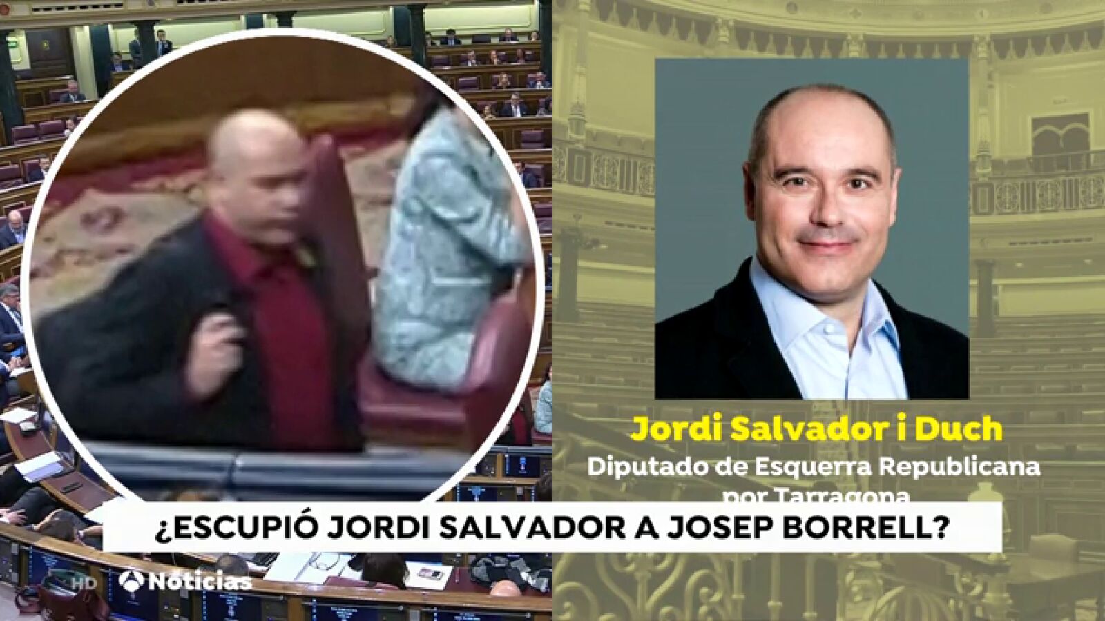 ¿Escupieron a Borrell en el Congreso?