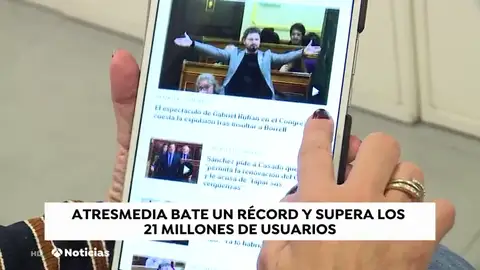 Las webs de Atresmedia consiguen su mejor dato histórico con 21 millones de usuarios únicos Las webs de Atresmedia consiguen su mejor dato histórico con 21 millones de usuarios únicos