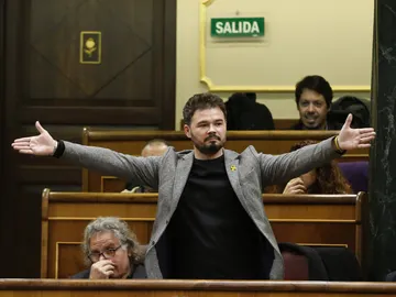El portavoz de ERC, Gabriel Rufián El portavoz de ERC, Gabriel Rufián