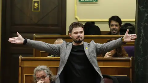 El portavoz de ERC, Gabriel Rufián El portavoz de ERC, Gabriel Rufián