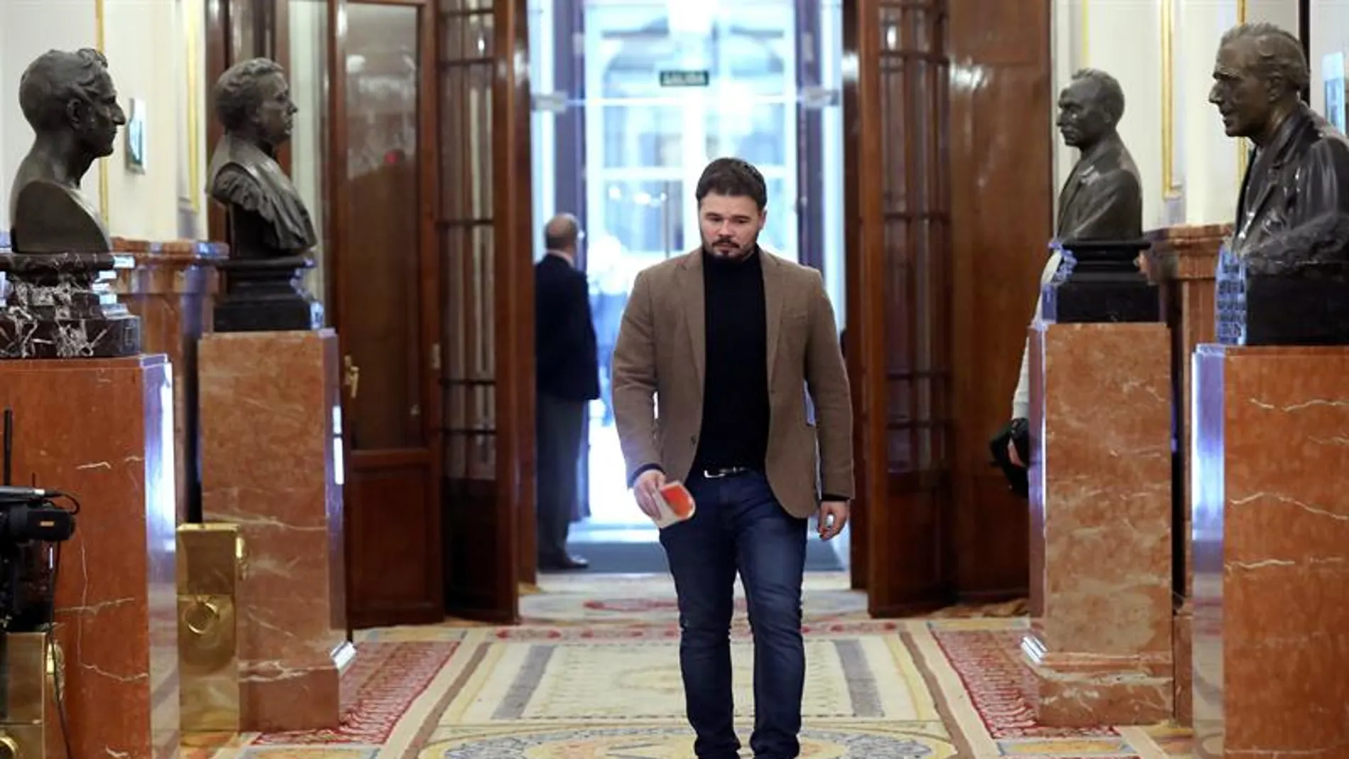 El diputado de ERC, Gabriel Rufián El diputado de ERC, Gabriel Rufián
