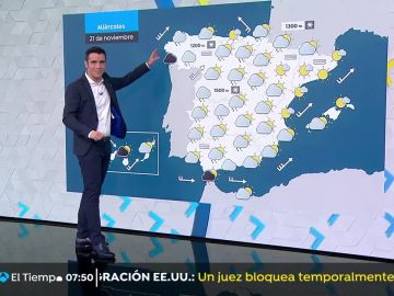 Lluvias en la vertiente atlántica peninsular, Pirineos y Andalucía oriental 