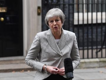 La primera ministra británica, Theresa May