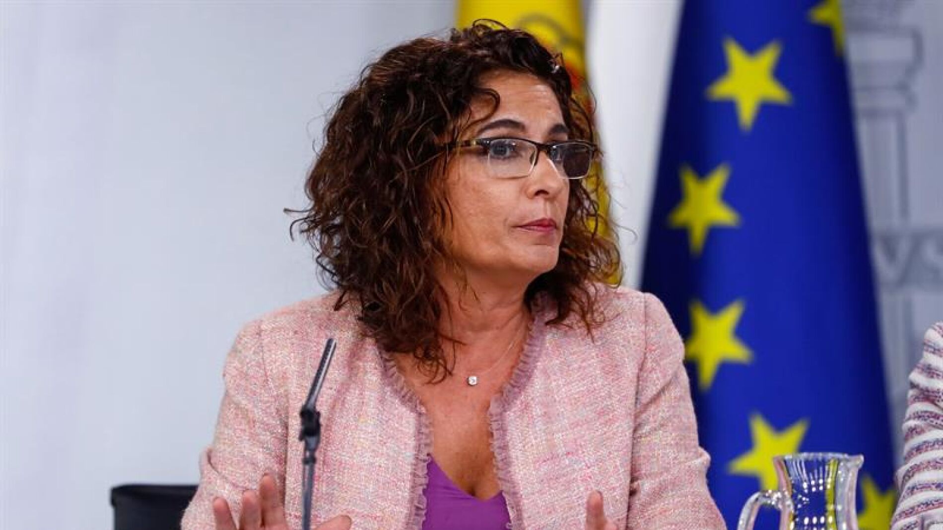 La ministra de Hacienda, Mar&iacute;a Jes&uacute;s Montero