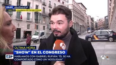 Rufián se reafirma en sus palabras a Borrell: 