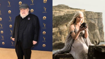 Geroge R.R. Martin y Daenerys Targaryen