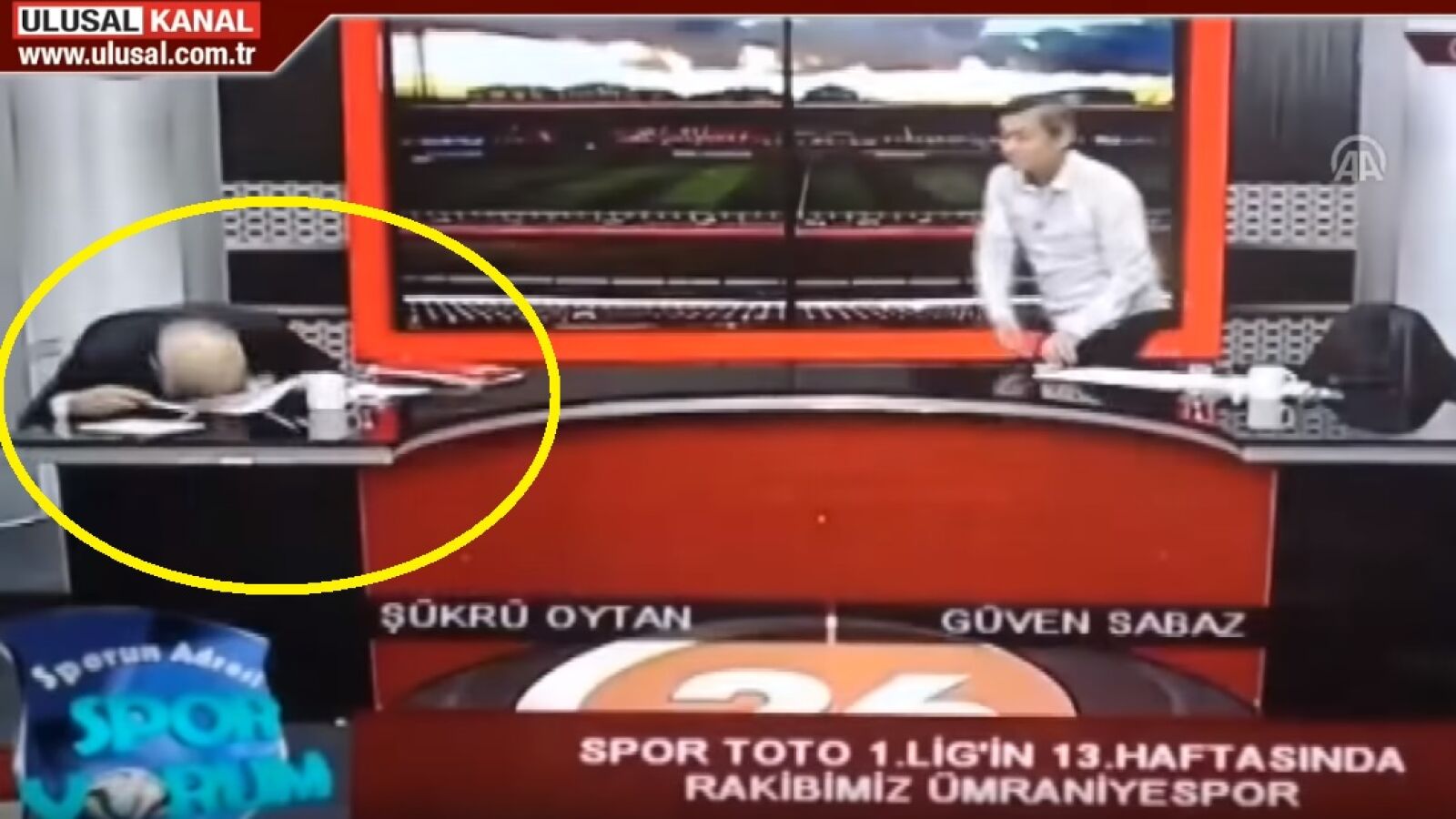 Un periodista deportivo sufre un infarto en directo mientras presentaba un informativo