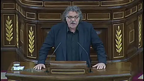 Joan Tardà, Albert Bosch y Teresa Jordá fueron sancionados por Jesús Posada por hablar en catalán Joan Tardà, Albert Bosch y Teresa Jordá fueron sancionados por Jesús Posada por hablar en catalán