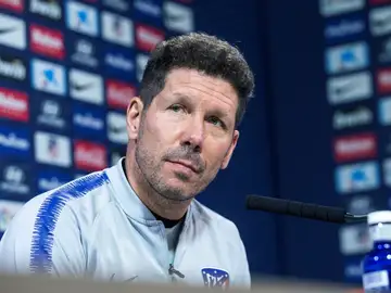 Simeone comparece ante los medios de comunicación Simeone comparece ante los medios de comunicación