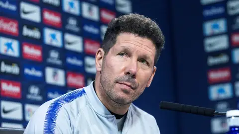 Simeone comparece ante los medios de comunicación Simeone comparece ante los medios de comunicación