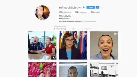 Millie Bobby Brown se cambia el nombre por una buena causa Millie Bobby Brown se cambia el nombre por una buena causa