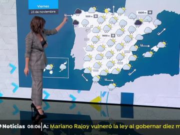 Jornada de lluvias y chubascos que serán persistentes en Galicia 