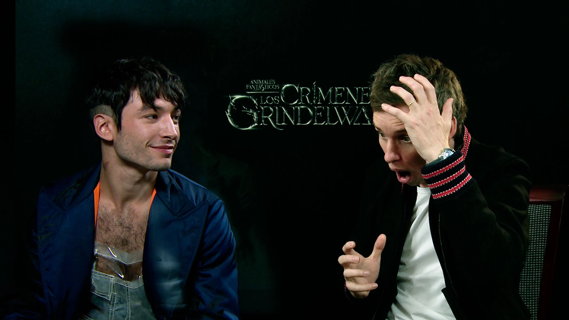 Ezra Miller y Eddie Redmayne, protagonistas de 'Animales Fantásticos'