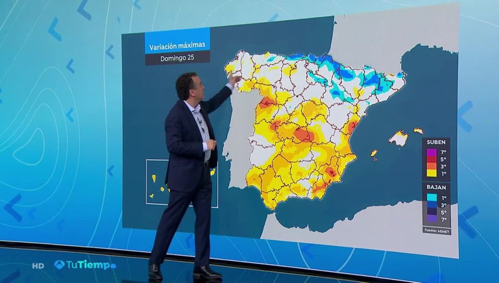 Rachas de viento muy fuertes en el litoral de Galicia y en la Cordillera Cantábrica