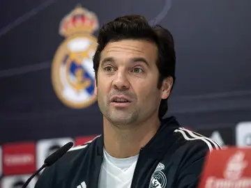 Santiago Solari, en rueda de prensa Santiago Solari, en rueda de prensa