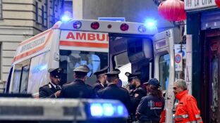 Imagen de archivo de una ambulancia italiana 