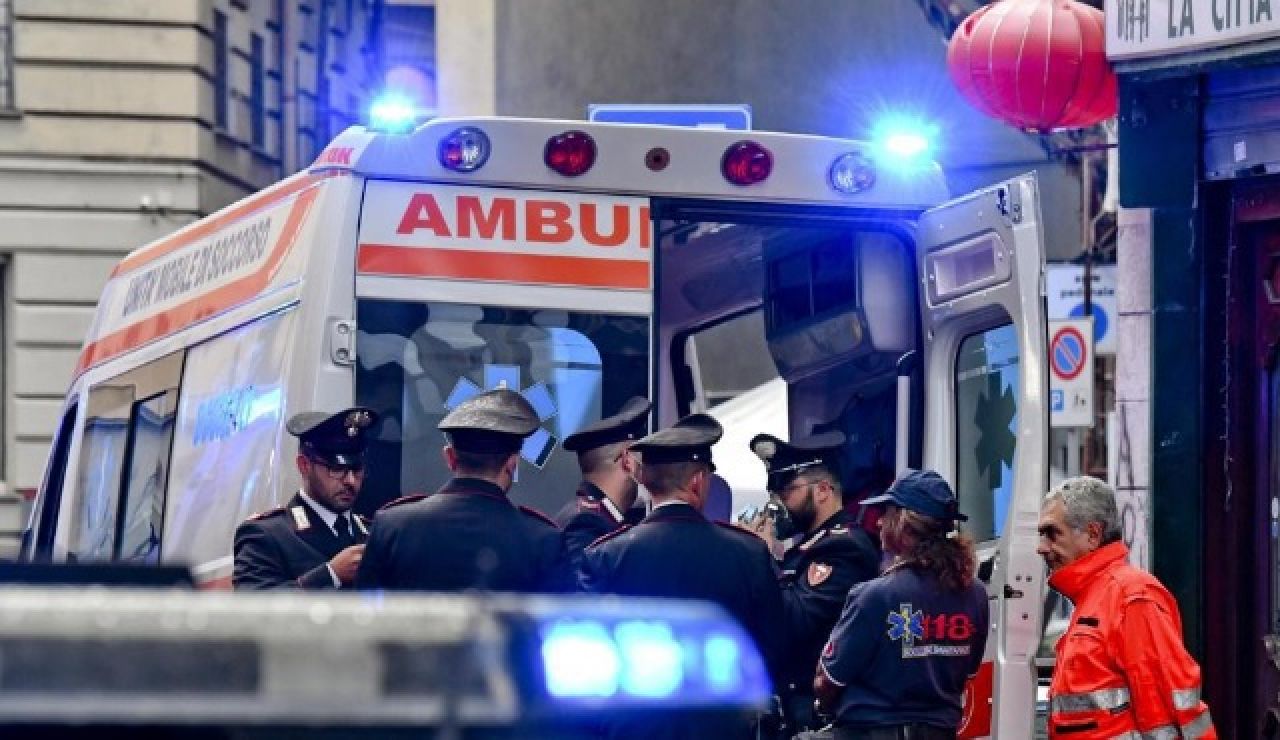 Imagen de archivo de una ambulancia italiana 