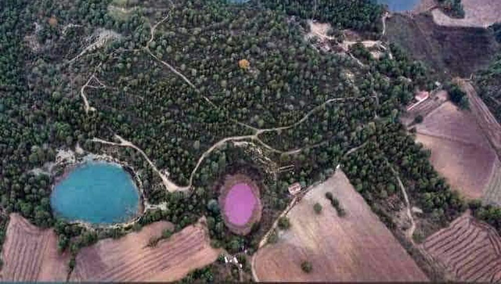 Laguna rosa en Cuenca, en una imagen de archivo