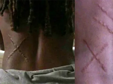 Cicatrices de Michonne y Daryl en 'The Walking Dead' Cicatrices de Michonne y Daryl en 'The Walking Dead'