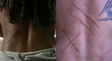 Cicatrices de Michonne y Daryl en 'The Walking Dead'