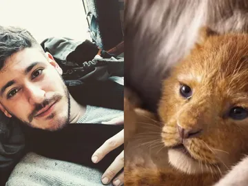 Luis Cepeda y 'El Rey León' Luis Cepeda y 'El Rey León'