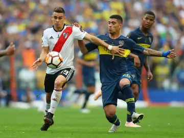 Momento del Boca - River de la final de la Confederaciones Momento del Boca - River de la final de la Confederaciones