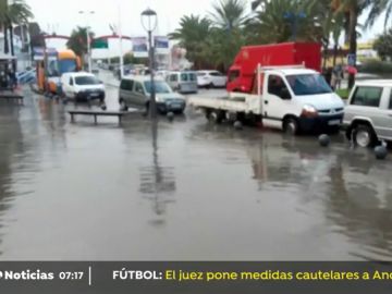 Las lluvias descargan casi 100 litros por metro cuadrado en La Palma