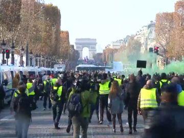 Los 'Chalecos amarillos' contra el aumento del precio de los carburantes en Francia