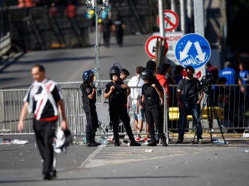 La Policía rodea el estadio Monumental de River Plate