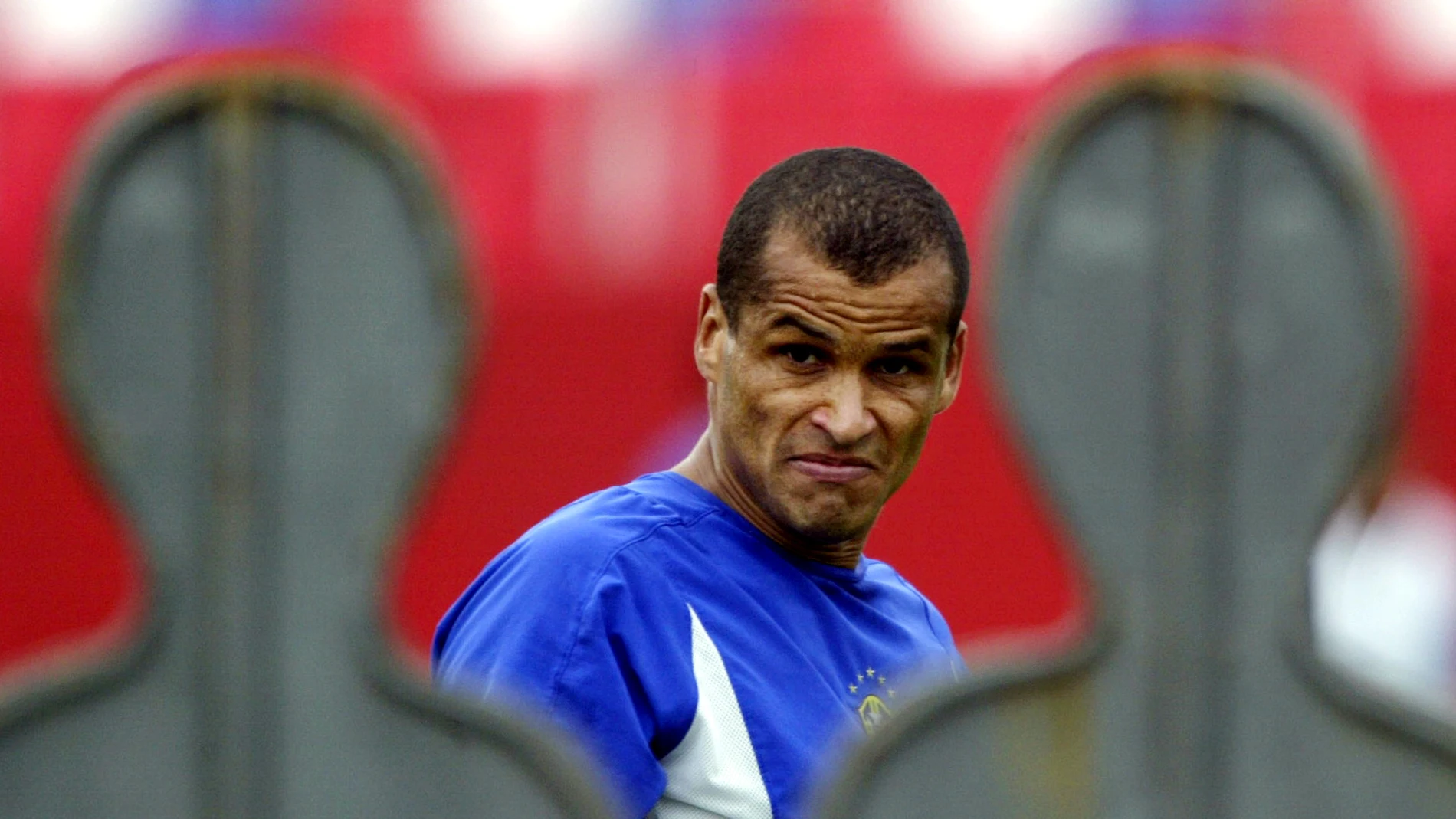 Rivaldo, durante un entrenamiento con Brasil Rivaldo, durante un entrenamiento con Brasil